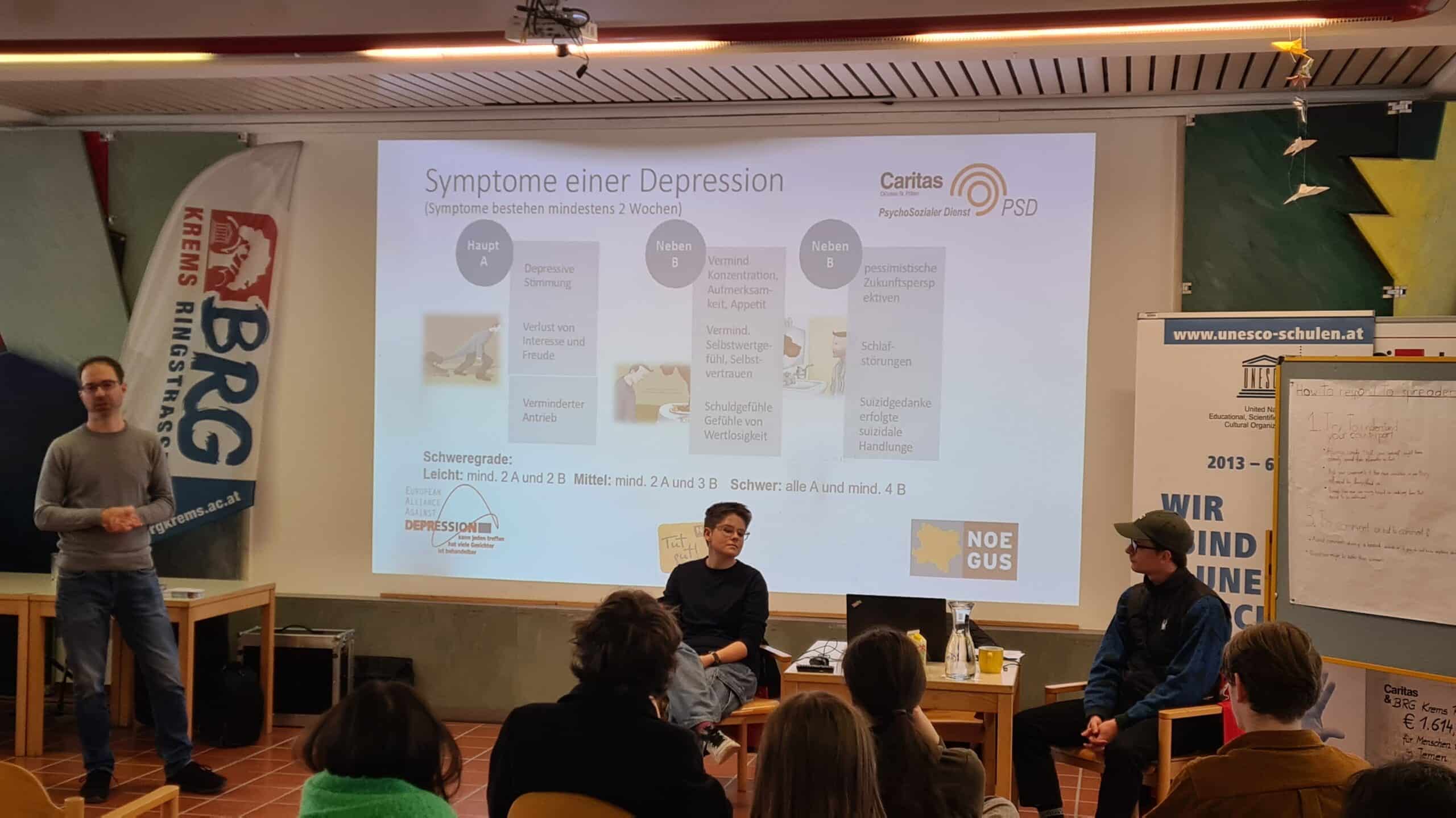 Mehr über den Artikel erfahren Vortrag „Depressionen – es kann jeden treffen“